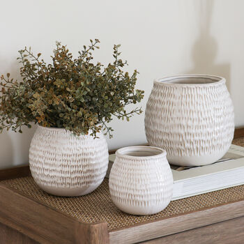 Dappled Ceramic Plant Pot, 2 of 4