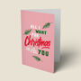 'Spend It With You' Christmas Card, thumbnail 1 of 4