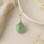 Personalised Sterling Silver Jade Necklace, thumbnail 5 of 10