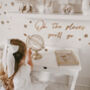 Mirrored 'Oh the places you'll go' Wall Decal Quote, thumbnail 6 of 6
