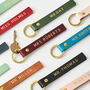 Personalised Leather Keyring Teacher Gift, thumbnail 1 of 3