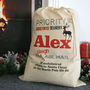 Personalised Priority Delivery Christmas Sack, thumbnail 3 of 3