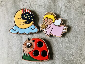 Luck And Magic Wishes!Ceramic Fridge Magnets Set, 4 of 8