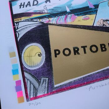 'Portobello Trip' Limited Edition Handmade Print, 3 of 8