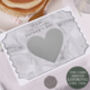 Personalised Father's Day Gift Scratch Voucher With Grey Marble Design, thumbnail 2 of 3