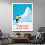 Personalised Snowboarder Poster, thumbnail 3 of 7