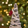 Woven Standing Christmas Tree Decoration, thumbnail 4 of 5