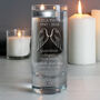 Personalised Guardian Angel Wings Candle Holder, thumbnail 1 of 2