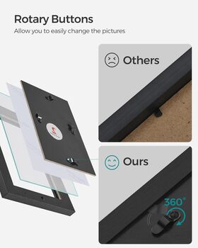 Photos Frame For 12 Pictures Multiple Wooden Collage, 4 of 9