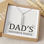 Dad's Favourite People Personalised Names Necklace, thumbnail 1 of 12