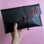 Personalized Genuine Leather Make Up Bag, thumbnail 4 of 10