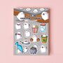 Ghost Sticker Sheet | Cute Stickers, thumbnail 2 of 5