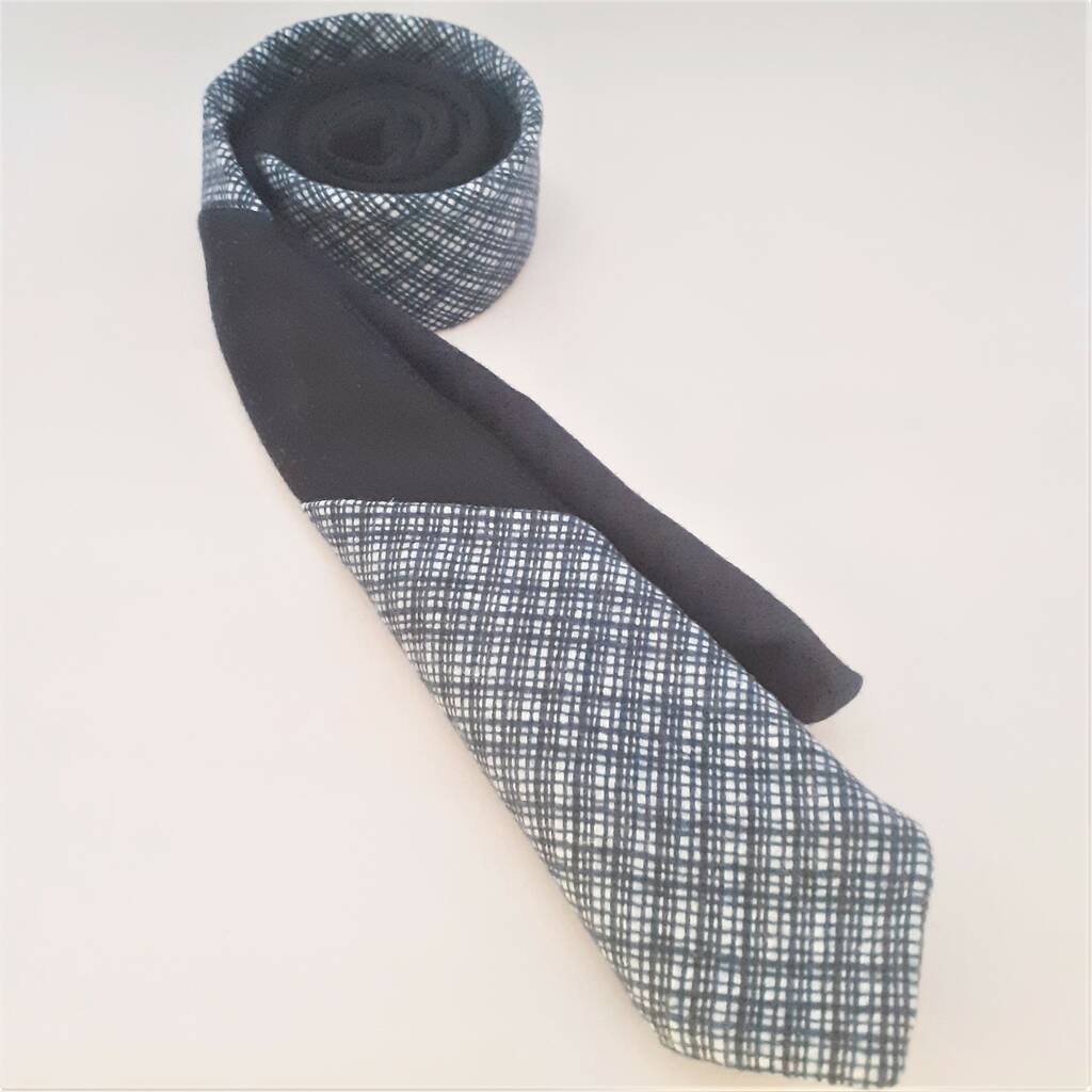 Mixed Fabric Tie By Re-Creation for the Nation