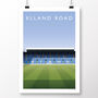 Leeds United Elland Road From The Centre Circle Poster, thumbnail 2 of 7