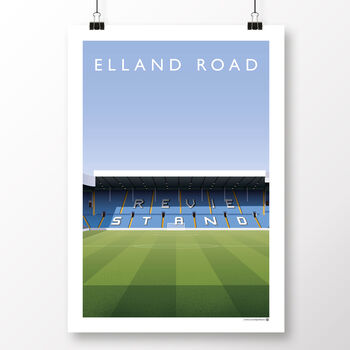 Leeds United Elland Road From The Centre Circle Poster, 2 of 7