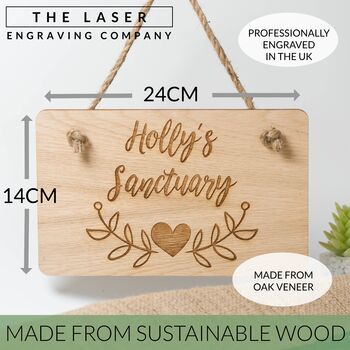 Create Your Own Personalised Engraved Wooden Plaque, 10 of 12