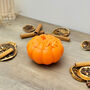 Orange Pumpkin Shape Decorative Bowl Halloween Decor, thumbnail 6 of 10