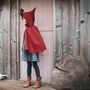 Handmade Little Red Riding Hood Waxed Cape, thumbnail 4 of 8
