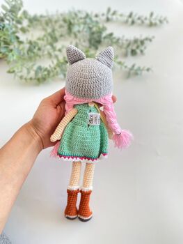Crochet Doll With Summer Outfit For Kids, 8 of 12