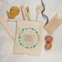 Personalised Childs Baking Set, Bubbles Wreath, thumbnail 2 of 8