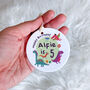Personalised Birthday Ornament With Name, thumbnail 3 of 8