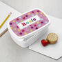 Personalised Girl's Patterned Lunch Box, thumbnail 1 of 12