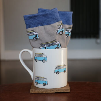 Campervan Mug And Sock Gift Set, 2 of 4