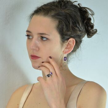 Desert Mystery Chandelier Earrings In Sterling Silver, 2 of 5