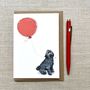Personalised Labradoodle Birthday Card, thumbnail 4 of 6