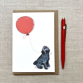 Personalised Labradoodle Birthday Card, 4 of 6