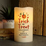 Personalised Trick Or Treat LED Candle, thumbnail 1 of 4