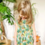 Girls Leopard Cotton Pyjama Short Set Jungle, thumbnail 2 of 6