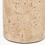 Costal Muted Tones Limestone Cylinder Table Lamp, thumbnail 7 of 9