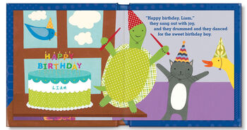 Baby's First Birthday For Boys Personalised Book, 11 of 11
