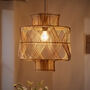 Two Tone Woven Ceiling Shade, thumbnail 3 of 6