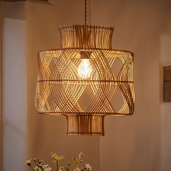 Two Tone Woven Ceiling Shade, 3 of 6