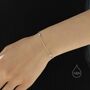 Moonstone Marquise Satellite Bracelet, thumbnail 3 of 12