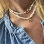 Pearl And Seashell Choker Necklace, thumbnail 1 of 10