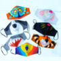 Kids Cotton Animal Face Mask With Ears, thumbnail 1 of 8