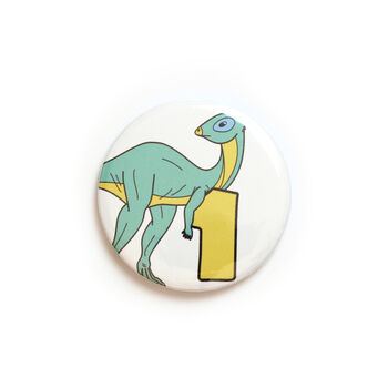 Number One Dinosaur Card And Badge Set, 3 of 5
