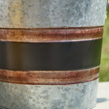 Personalised Large Garden Planter Bucket, 4 of 8