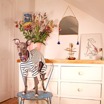 Whippet Personalised Wall Art, 5 of 10