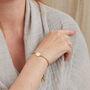 Pearl Silver Gold Plated Friendship Bracelet, thumbnail 5 of 10