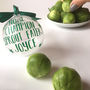 Personalised Number One Sprout Eater Christmas Bauble, thumbnail 1 of 3