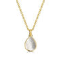 Teardrop Pearl Urn Necklace 18 K Gold Plated Silver, thumbnail 1 of 5