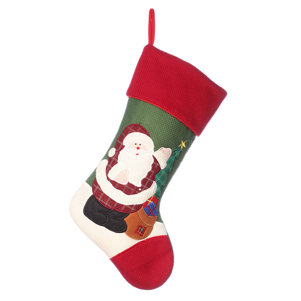 Personalised Children's Traditional Santa Stocking By Dibor ...