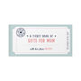 Personalised Book Of Giftable Tickets For Mum/Grandma, thumbnail 9 of 11