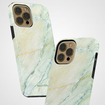 Pistachio Marble Tough Case For iPhone, 3 of 4