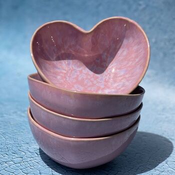 Handmade Heart Ceramic Bowl, 2 of 4