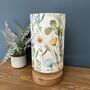 Alda Blue Spring Flowers Tall Cylinder Floral Lampshade, thumbnail 2 of 10
